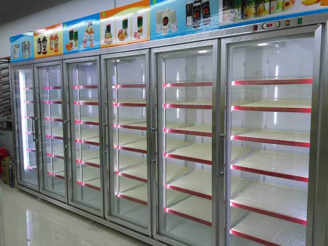 玉林超市六門飲料展示柜