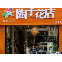 常州【陶子花店】購置鮮花風幕柜