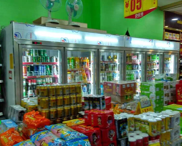 陽光之家便利店六門飲料冷藏展示柜