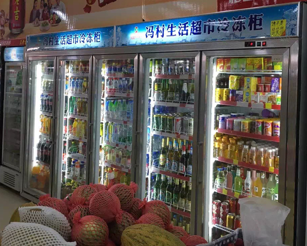 淘工廠便利店五門飲料冷藏展示柜