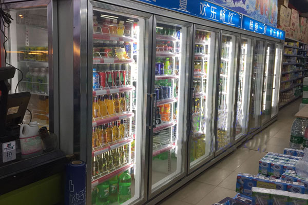 聚福隆超市八門飲料展示柜